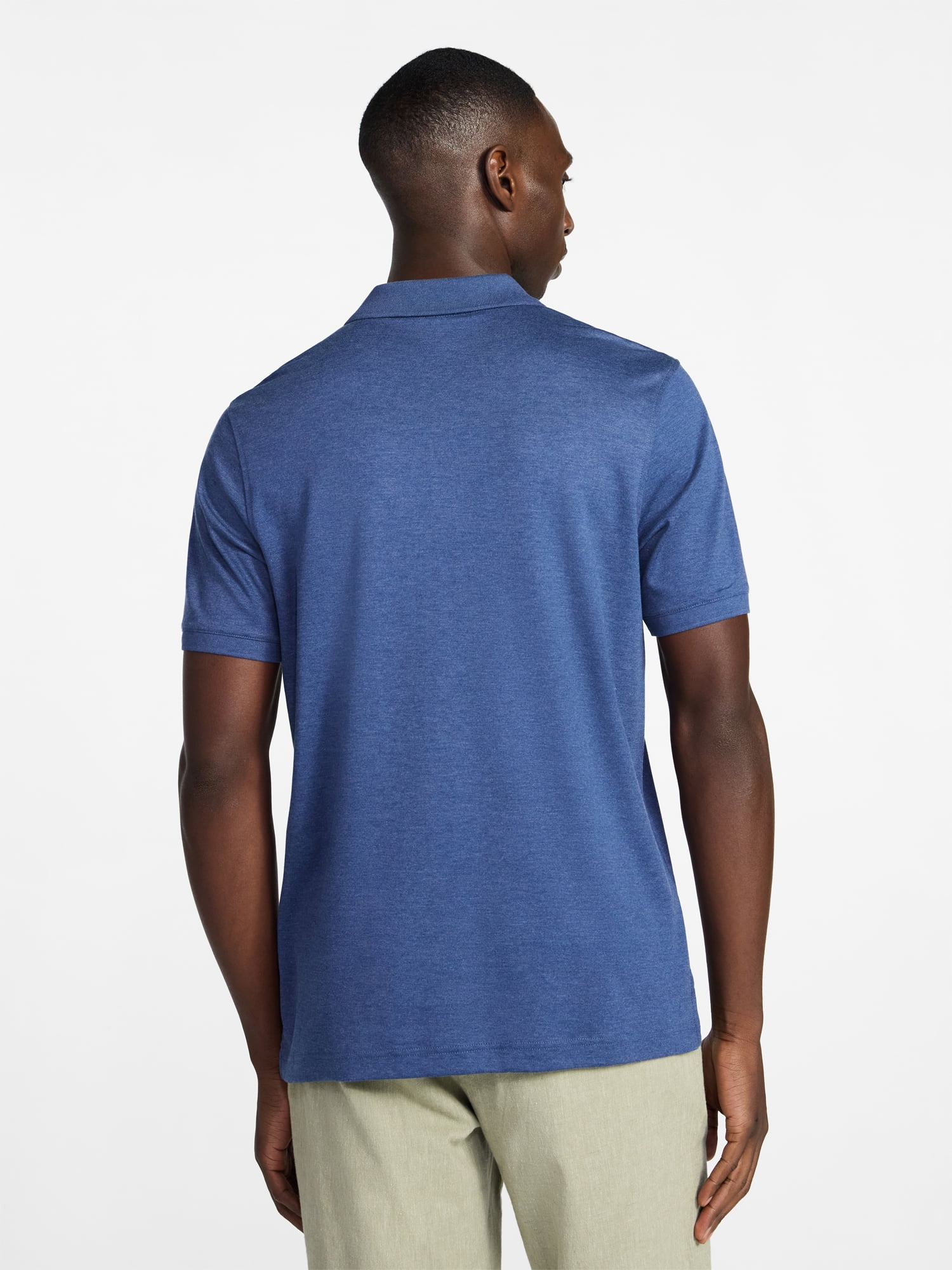 George Men's and Men's Big & Tall Short Sleeve Interlock Polo Shirt, Sizes S-5XL, LT-3XLT
