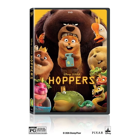 Hoppers (DVD) Disney, Adventure, Animation, Comedy