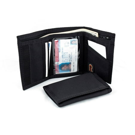 Unisex Zipped Compact Wallet - Made In USA Rainbow Of California Trifold Mens Unisex Wallet Water Resistant