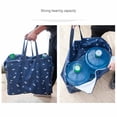 thumbnail image 2 of QualitChoice Sac de Rangement Sac de Voyage Pochette à Jouets Imperméable Multi-Usage Accessoires Ménagers Design Épaissi Fournitures pour la Maison Poisson Bleu m Tissu Oxford Poisson Bleu, PVC m, 2 of 6