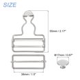 thumbnail image 2 of Unique Bargains Silver Tone Metal Overall Buckles 6 Sets, 2 of 6