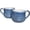Blue, variant on Large Ceramic Wide Coffee Latte Mug Set of 2, 18 Oz, Big Stoneware Tea Cup for Office and Home, Dishwasher and Microwave Safe (Brown Grey, 2)