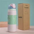 thumbnail image 4 of 2025 Clearance! NEGJ FreeSip 32 Oz Blue Insulated Stainless Water Bottle wth Lid Insulated Stainless Water Bottle wth for Sports and Travel Dreamy Field, 4 of 9