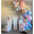 thumbnail image 1 of 124 Pcs Blue Pink Gold Balloons Garland Arch Kit With Balloon Accessories For Birthday Baby Shower Gender Reveal Party Supplies, 1 of 5