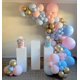 thumbnail image 1 of 124 Pcs Blue Pink Gold Balloons Garland Arch Kit With Balloon Accessories For Birthday Baby Shower Gender Reveal Party Supplies, 1 of 5