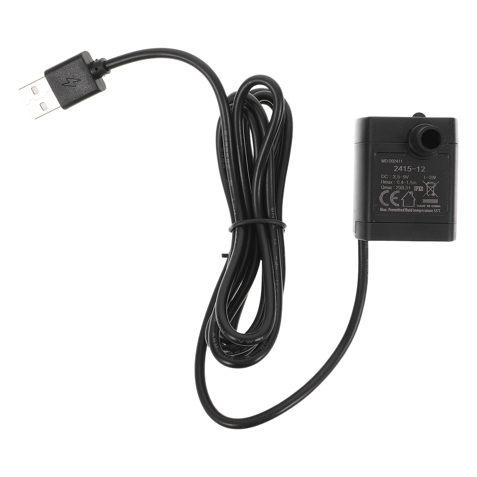 LITINKIMI USB Powered Compact Pump for Aquariums Small Ponds and Tabletop Fountains
