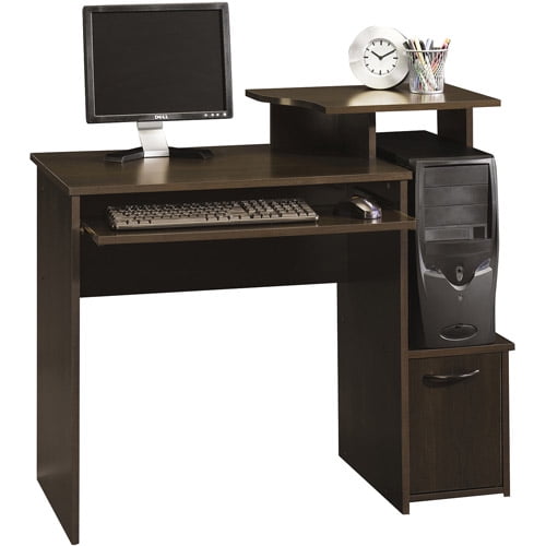 Sauder Beginnings Computer Desk Cinnamon Cherry Finish Walmart