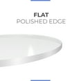 Plexiglass Sheet, 10 inch Diameter 1/4" Pack of 2 Clear Round Acrylic