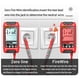thumbnail image 3 of Riwesomey Multímetro de medición Digital automático, herramienta de mantenimiento de electricista Universal antiquema inteligente, probadores de Medidores de medidas dimensionales Rojo Riwesomey TO010619-01, 3 of 6