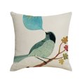 thumbnail image 4 of Hummingbird Flower Linen Throw Pillow Case Cushion Cover Sofa Bed Home Decor, 4 of 8