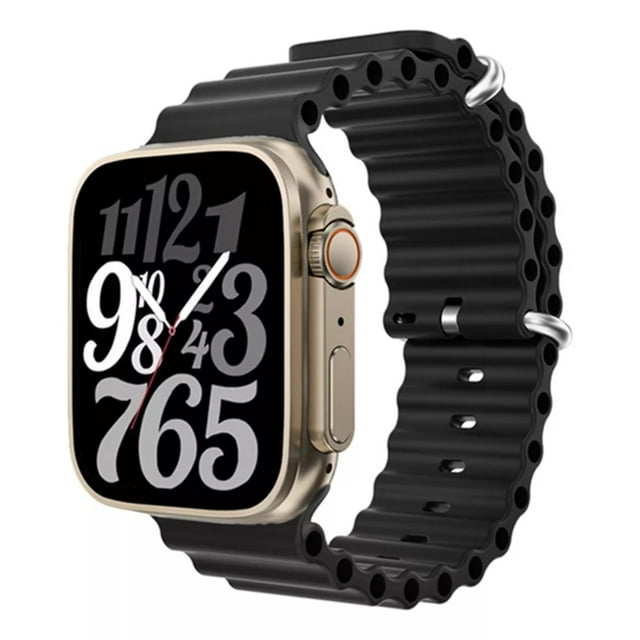 Reloj Smartwatch Fralugio S8 Ultra Max 2.08´ Nfc Llamadas Hr Negro Fralugio Sport