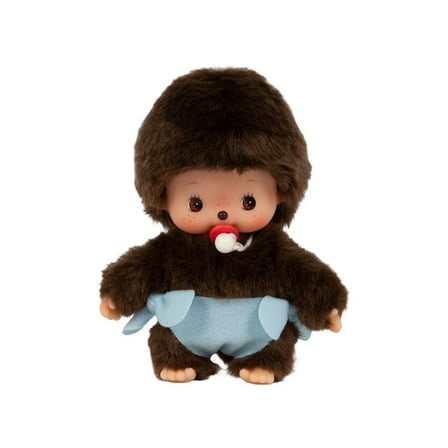 Monchhichi Soft Child Stuffed Animals & Plush Toys, Polyester Brown, 3 x 3 x 4 Inches, 3.52 oz