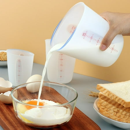 

Yannee 500ml Silicone Measuring Cup Resin Glue DIY Tool Jewelry Measuring Cup spoon