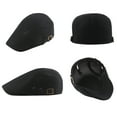 Bocaoying 3 Pcs Men's Mesh Flat Cap, Newsboy Hats for Men, Breathable