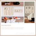 thumbnail image 3 of 1 juego de letreros de madera para comer, decoración de pared, estilo rústico, para cocina, comedor, 3 of 7
