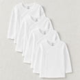 thumbnail image 2 of Carter's Long Sleeve Side Snap Shirts. 4 Pack, Size: 6m, 2 of 3