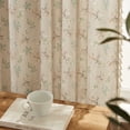thumbnail image 4 of Seasonwood Floral Curtains for Living Room,Semi-Blackout Linen Curtains,1 Panel,59" x 84", 4 of 9