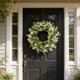 thumbnail image 5 of Corona Floral Artificial Primaveral para Puerta Principal con Hojas Verdes, Decoración Artesanal para Pared y Ventana, 40 cm, 5 of 7