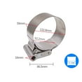 thumbnail image 2 of Oil filter disassembly clamp Stainless Steel Swivel Wrench Tool for car Trucks, 2 of 8