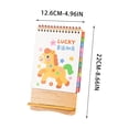 thumbnail image 3 of Amzcrzy Petit Calendrier de Bureau Calendrier de Bureau en Papier Calendrier de Bureau de Bureau Festif Rouge Mini Calendrier de Bureau Calendriers Calendrier de Bureau Calendrier, 3 of 6