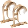 thumbnail image 1 of 2pcs Curtain Rod Bracket Heavy Duty Curtain Rod Holders Curtain Rod Brackets, 1 of 4