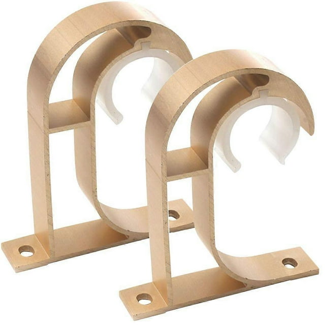 2pcs Curtain Rod Bracket Heavy Duty Curtain Rod Holders Curtain Rod Brackets