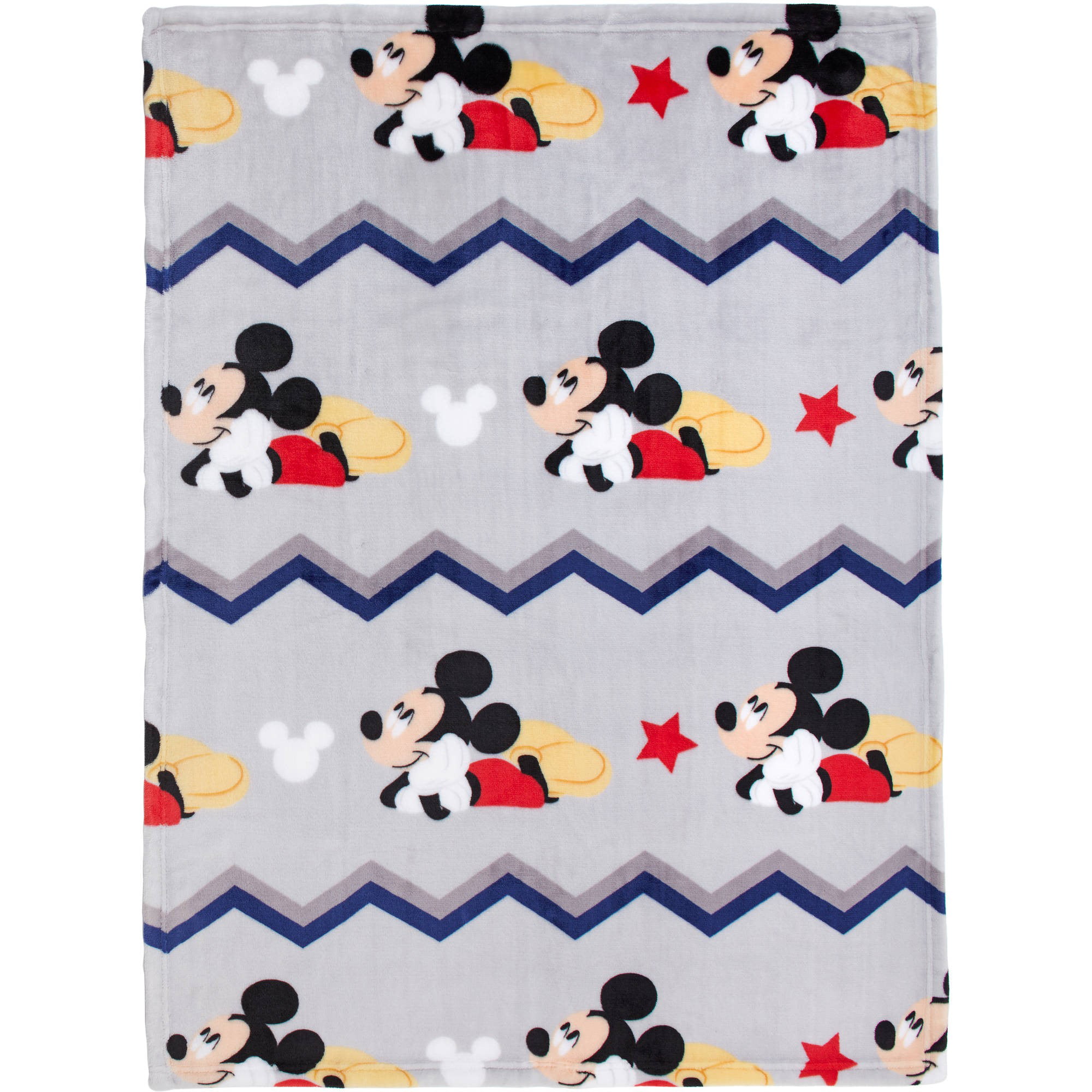 Mickey Mouse Squares Fleece Blanket 