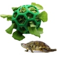 thumbnail image 1 of BEMS-1 bola de merienda de tortuga verde, bola alimentadora de heno de juguete, bola de alimentación para tortugas,, 1 of 2