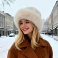 thumbnail image 3 of Women's Winter Faux Fur Bucket Hat, 2026 New Warm Faux Mink Plush Hat Fluffy Fisherman Fuzzy Bucket Hat, 3 of 8