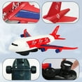 thumbnail image 3 of Liftable Airplane Educational Toys for 3-12 Year Old Boys and Girls, Battery Operated Plane Toy with LED Flashing Lights and Sounds for Kids, Red, 3 of 7