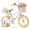 Pink, variant on 12 Inch Kids Bike for Boys & Girls Ages 3-12, Kids Bicycle with Training Wheels, Basket, Streamers & Doll Seat, Dual Brake Children Bike,Purple