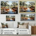 thumbnail image 4 of Designart "African River Captured In Watercolor" Landscape Forest River Canvas Prints, 4 of 7