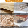 thumbnail image 7 of Uxcell Point Cutting Roundover Router Bit 3/16" Radius 3/8" Dia CNC Router Bit, 7 of 7