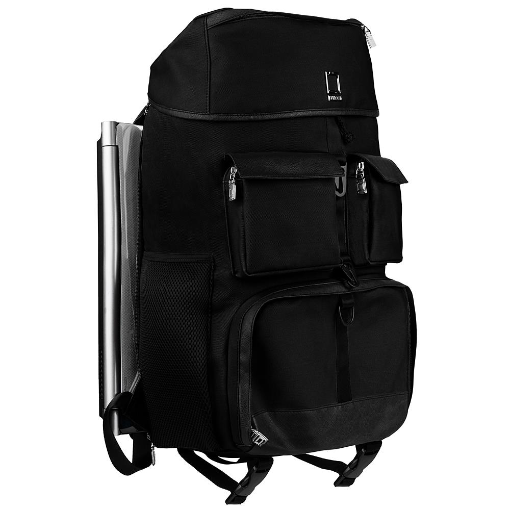 Twill Canvas Travel Backpack Bag Fits up to 17.3 Inch Laptop - image 3 of 9