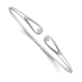 thumbnail image 1 of SS White Ice .02ct. Diamond Bangle Bracelet Inch "Bracelets, 1 of 5
