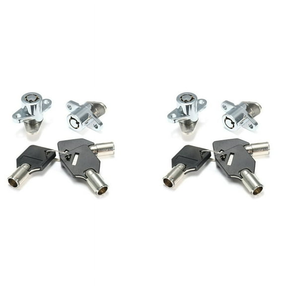 4X Hard Saddlebag Lock 3 Keys Set for Touring Glide Road New
