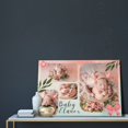 thumbnail image 2 of Custom Canvas Prints Pink Colorful Aesthetic Watercolor Baby Girl Personalized Photo Image Collage DIY Framed Kit Wall Art Picture Room Decor 16x20 inch, 2 of 6