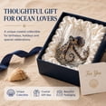 thumbnail image 7 of Artisanal Blue Ringed Octopus Glassware, Artistic 3D Octopuses Stemless Wine Glasses, Handcrafted Marine Animal Bar Glass, for Ocean Lovers, 7 of 7