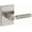 Silver, variant on Kwikset 740PVLRCT-514S Prava Single Cylinder Keyed Entry Lever Set - Black