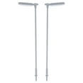 thumbnail image 1 of Minkissy 2Set Steel Mini Street Lamp Post White For Diy Project 1.18X0.20X4.32in, 1 of 8