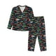 thumbnail image 1 of Fotbe Hand Drawn Colorful Fishes Conjunto de Pijama de Manga Larga para Mujer con Estampado, Ropa de Dormir de 2 Piezas, Conjunto de Casa Suave y Cómodo con Bolsillos-XX-Large, 1 of 7