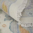 thumbnail image 5 of Feizy Karina Transitional Floral & Botanical, Ivory/Orange/Blue, 2' x 3' Accent Rug Easy Care Stain Resistant Fade Resistant Bohemian & Eclectic Bordered Design Carpet for Living Dining Bed Room, 5 of 9