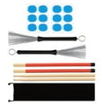 thumbnail image 4 of DINHEAROM 1 Set Brushes for Drums Metal Brush Head Durable Wear Resistant for Students, 4 of 8