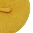 thumbnail image 3 of Dog Cat Beret Wool Yard Hat Cat Beret with Adjustable Durable Adjustable Elastic Rope Costume Warm Yellow, 3 of 9