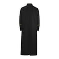 Men's Cassock Robe Priest Pastor Robes Vestments Minister Outfit Clergy