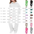 thumbnail image 3 of YUNLIUU Girls Sweatsuit 2 Piece Hoodies and Sweatpants Sweat Set,6 Years,Pink, 3 of 9