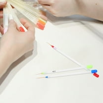 NICEXMAS Back to School Paint Dotting Tools Nail Pull Pen Plastic 3Pcs for Professional Nail Art