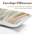 thumbnail image 5 of Pastel Green and Beige King Size Comforter Set – 3 Piece King Comforter Set - Soft Microfiber All Season King Comforter by Conrad’s Limited Collections, 5 of 5