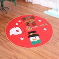 thumbnail image 3 of Falda de árbol de Navidad perfecl decoración de árbol Rojo 100 Cm, 3 of 7