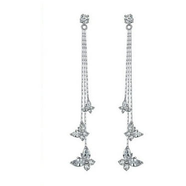 Designice dangle earrings,High-Quality 925 Sterling Silver butterfly earrings,dangle earrings for women,Elegant Butterfly Design butterfly earrings for women